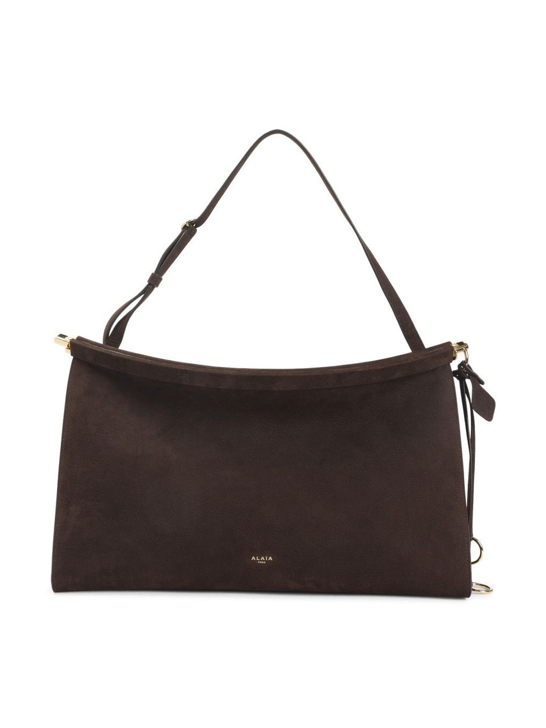 ALAIA Dark Brown Le Click Large Shoulder Bag-picture-15
