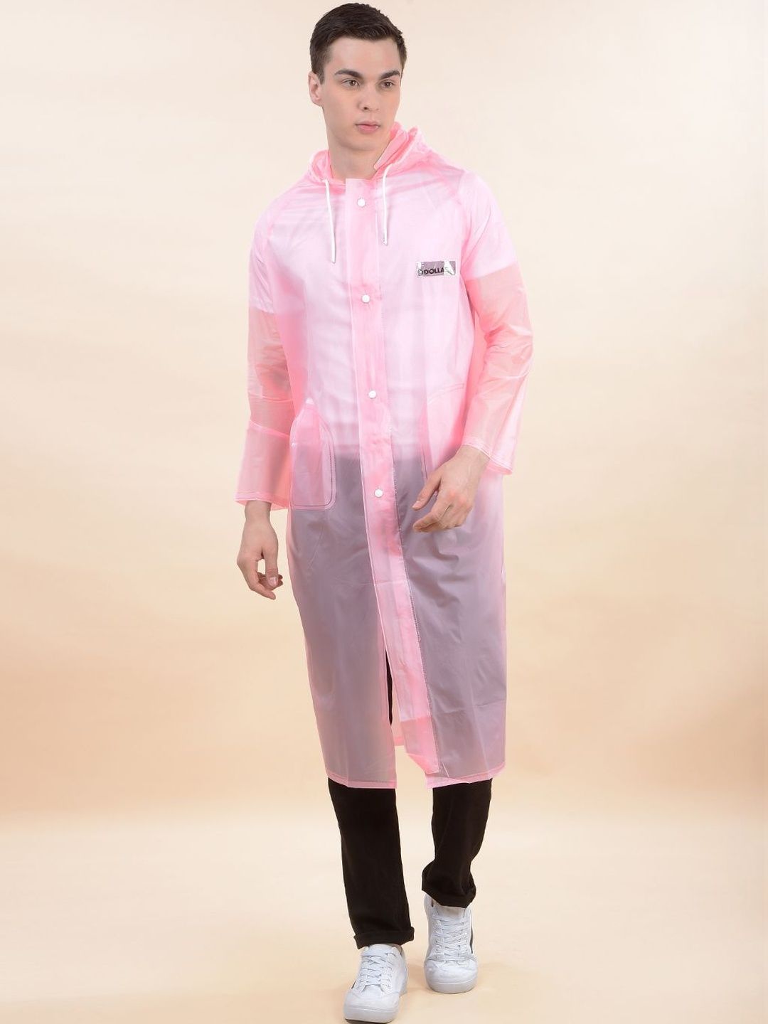 Dollar Solid Attached Hood Rain Suit-picture-47