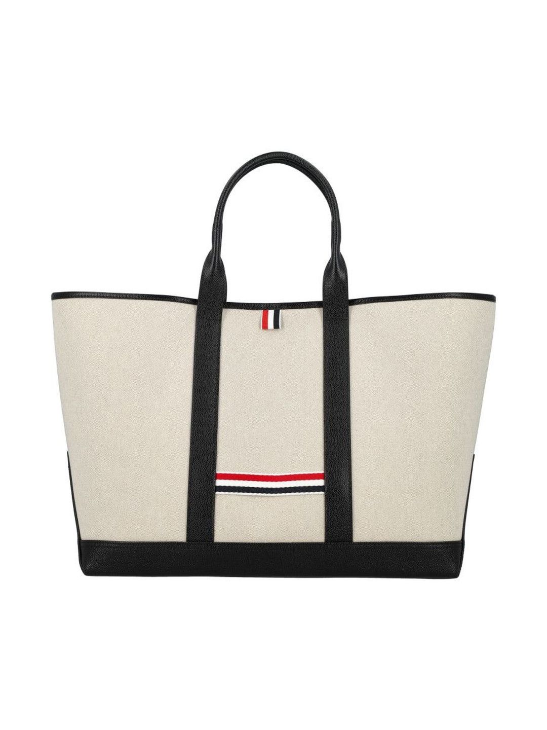 Thom Browne Beige Medium Rwb-stripe Tote Bag-picture-34