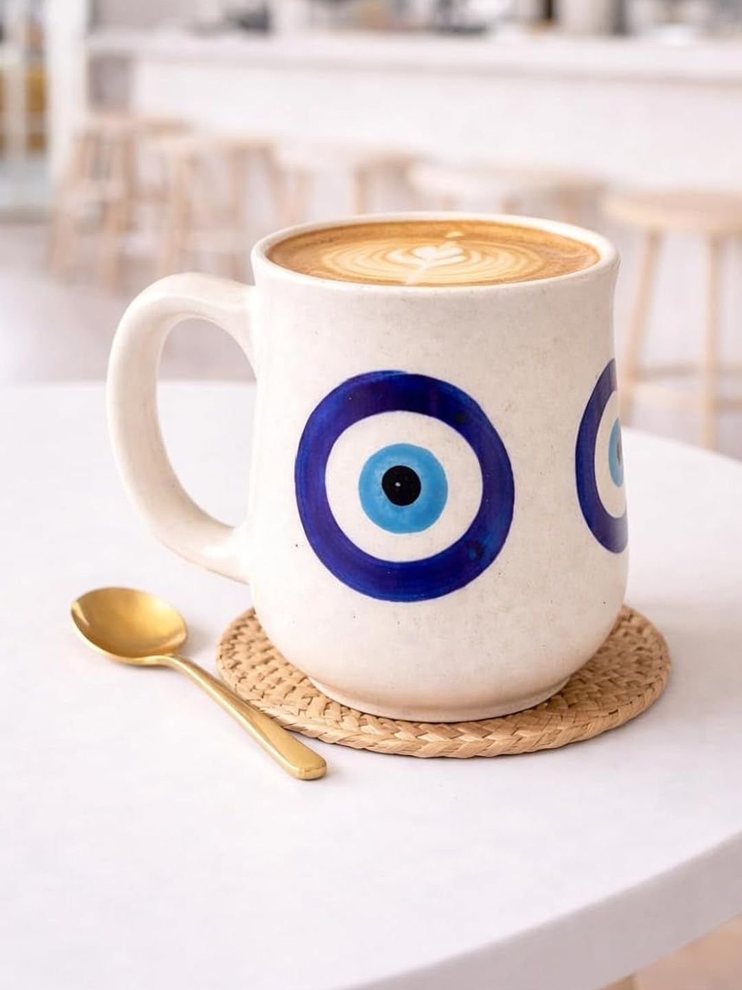 Manifested Decor White Ceramic Cups Set of Cups and Mugs-picture-3