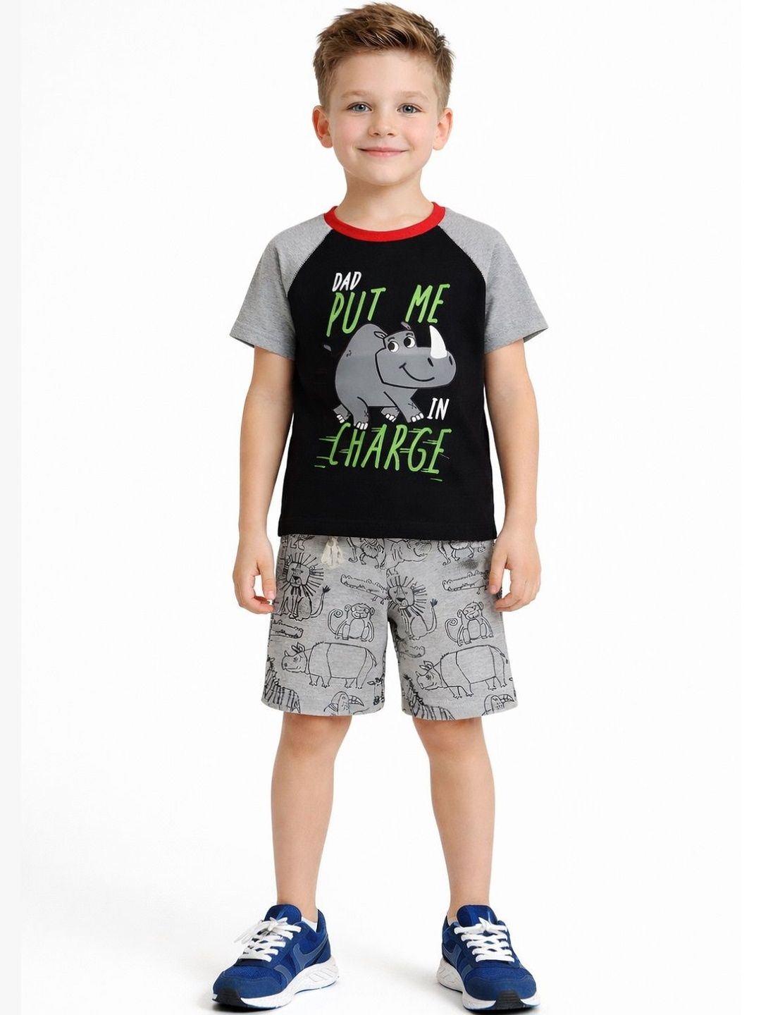 YK Boys Printed Night suit-picture-39