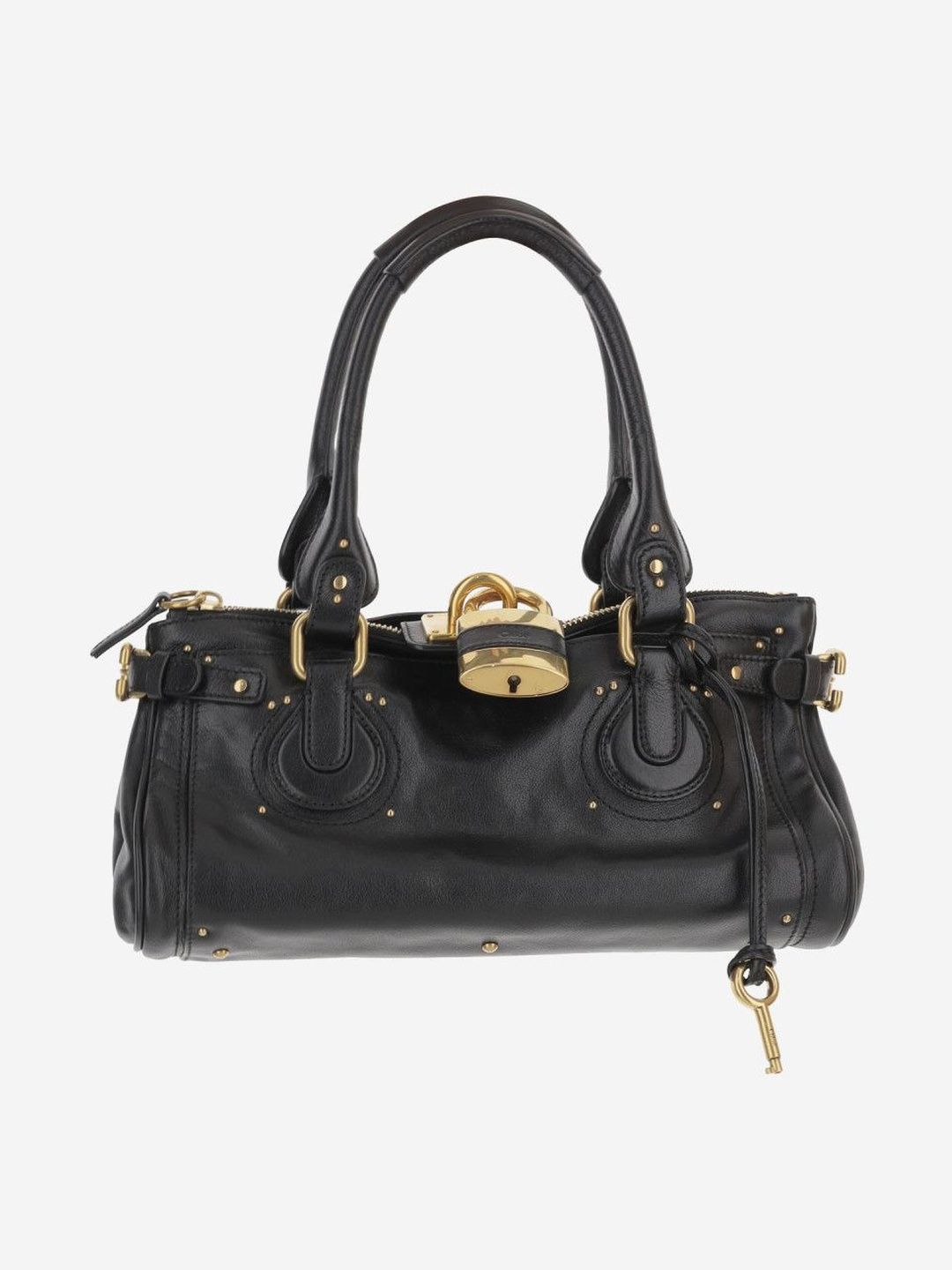 Chloe Black Paddington leather shoulder bag-picture-20