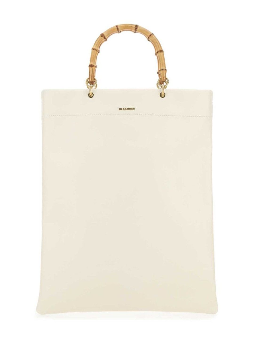 Jil Sander Ivory Leather Medium Shopping Bag-picture-16