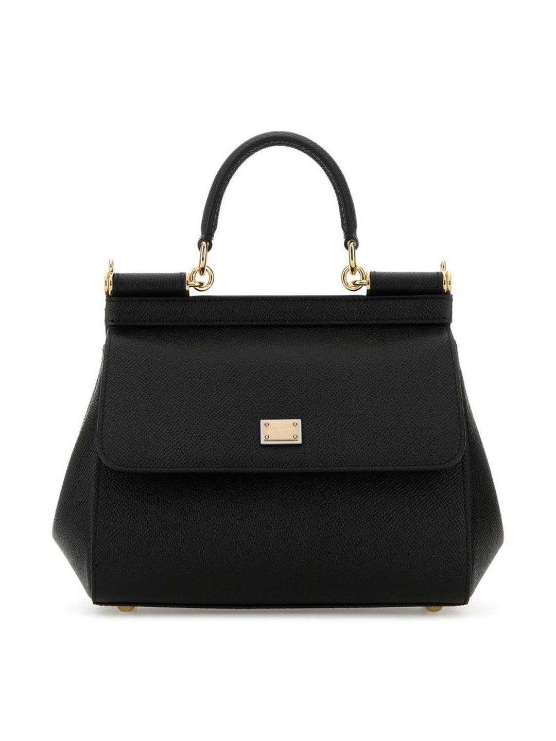 Dolce & Gabbana Black Sicily Medium Satchel-picture-14
