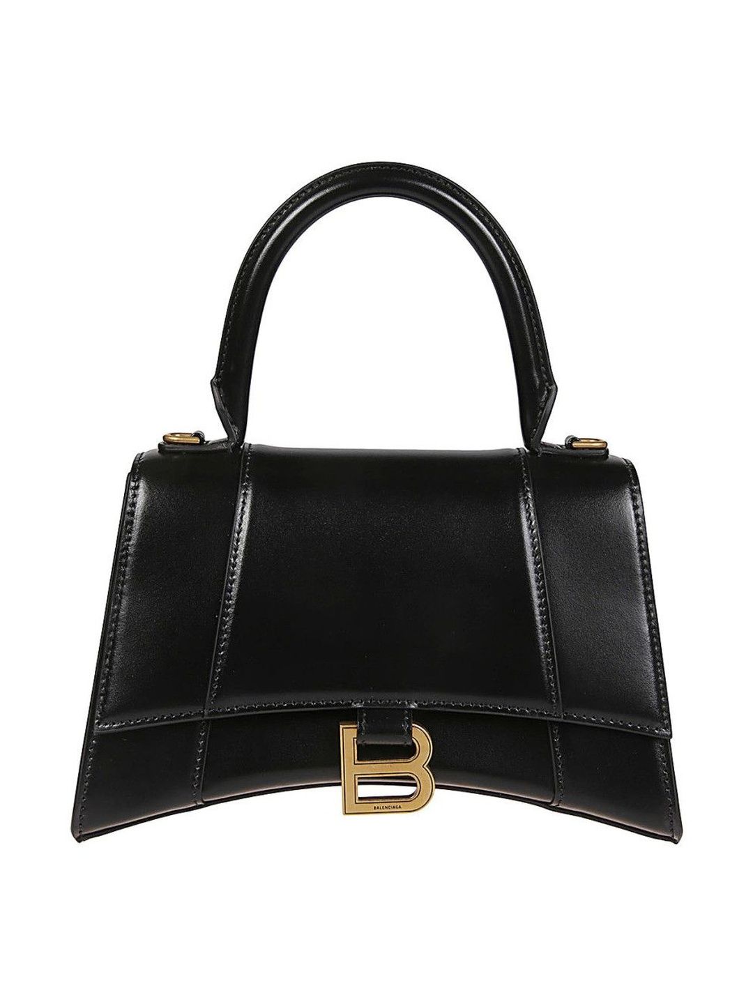Balenciaga Black Hourglass Satchel-picture-11