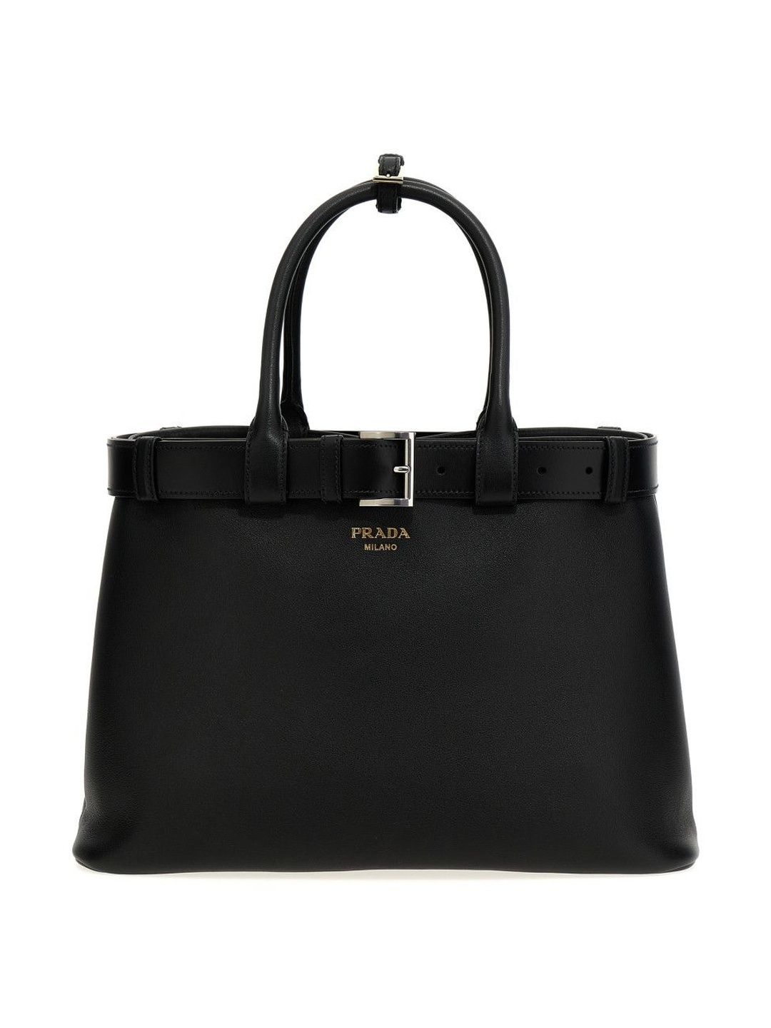Prada Black belted large Handbag-picture-20