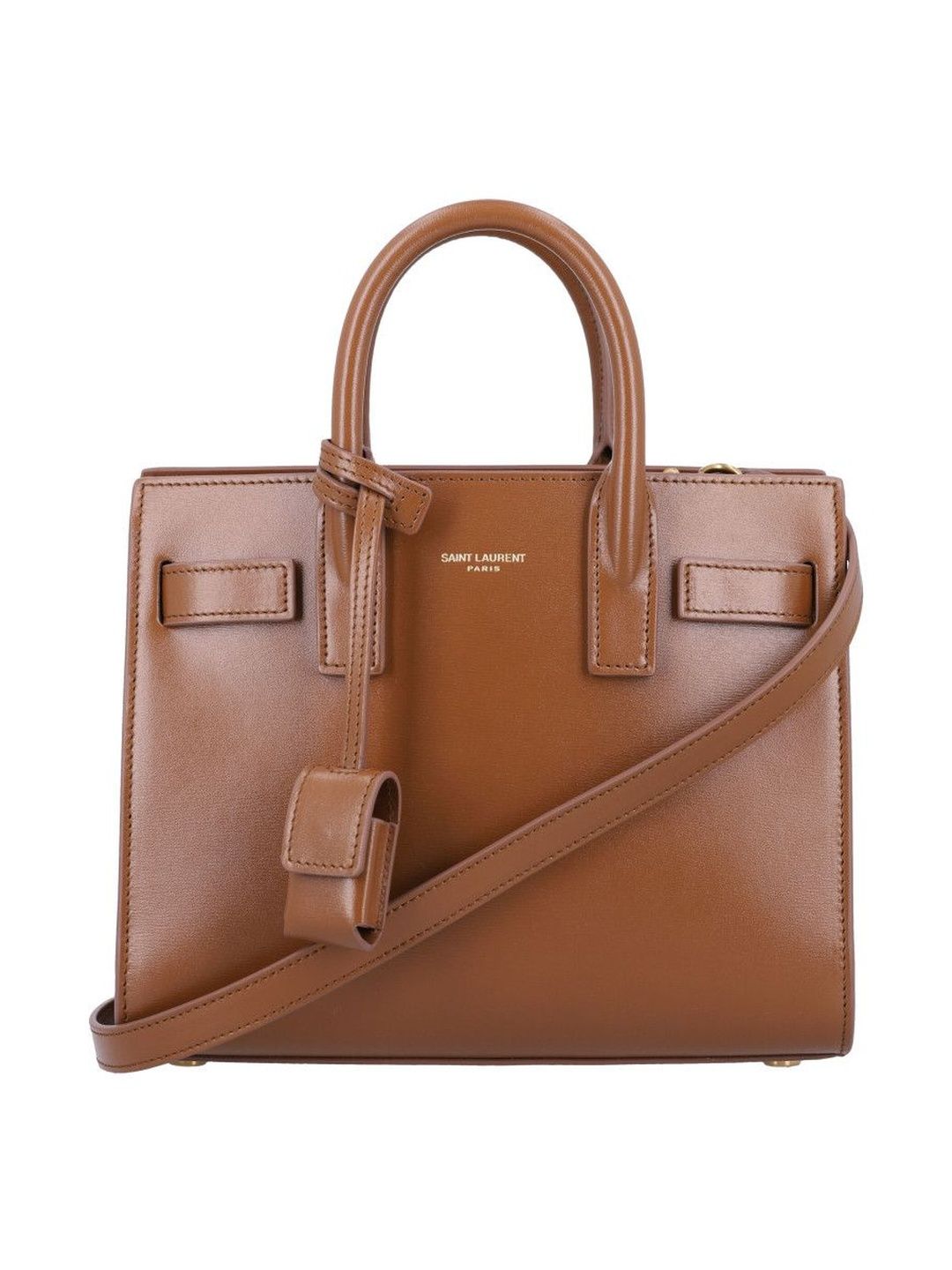Saint Laurent Brown Sac De Jour Satchel-picture-11