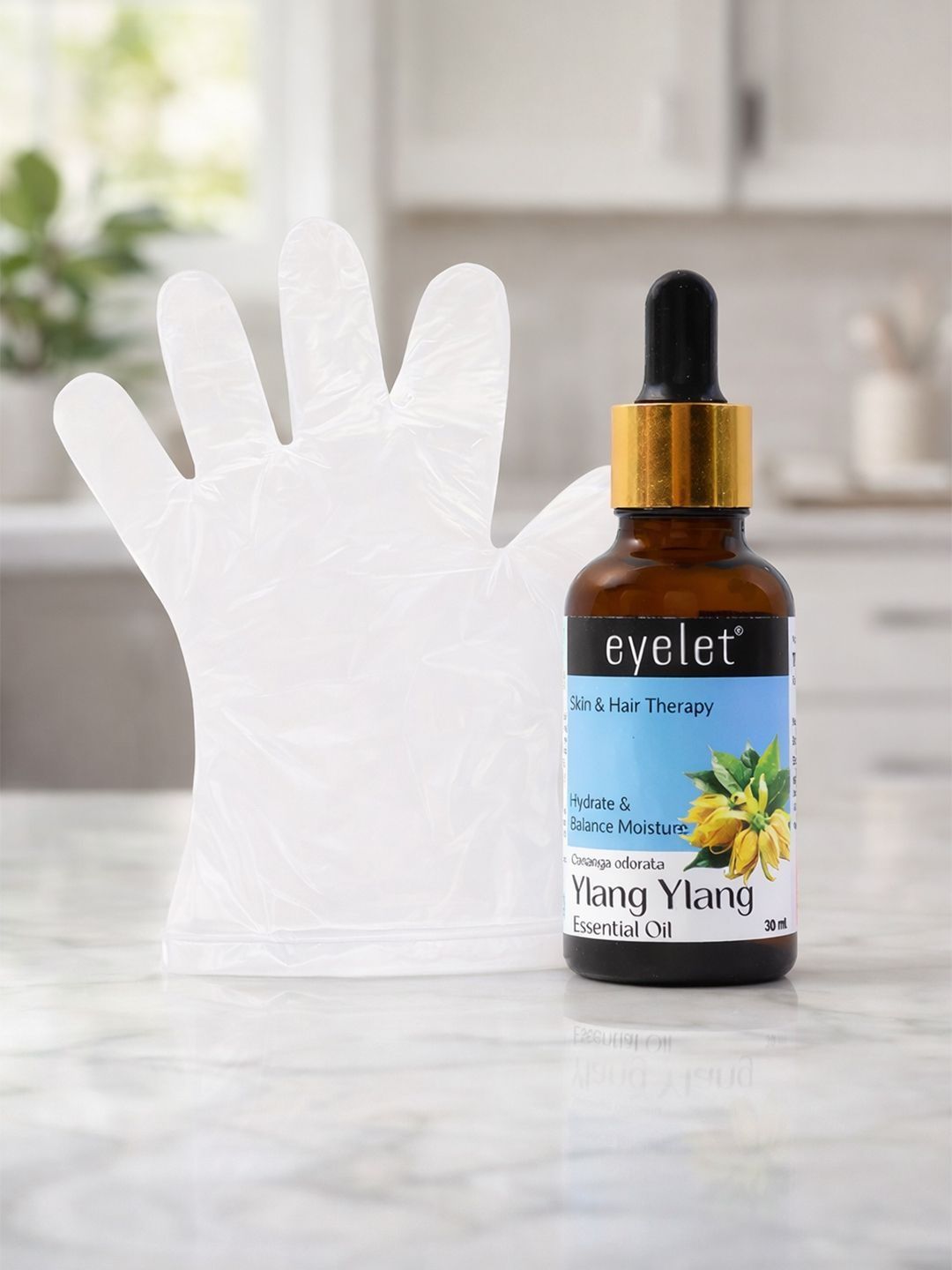 eyelet Ylang Ylang Essential Oil - 30 ml With Disposable Plastic Hygiene Gloves-image-15
