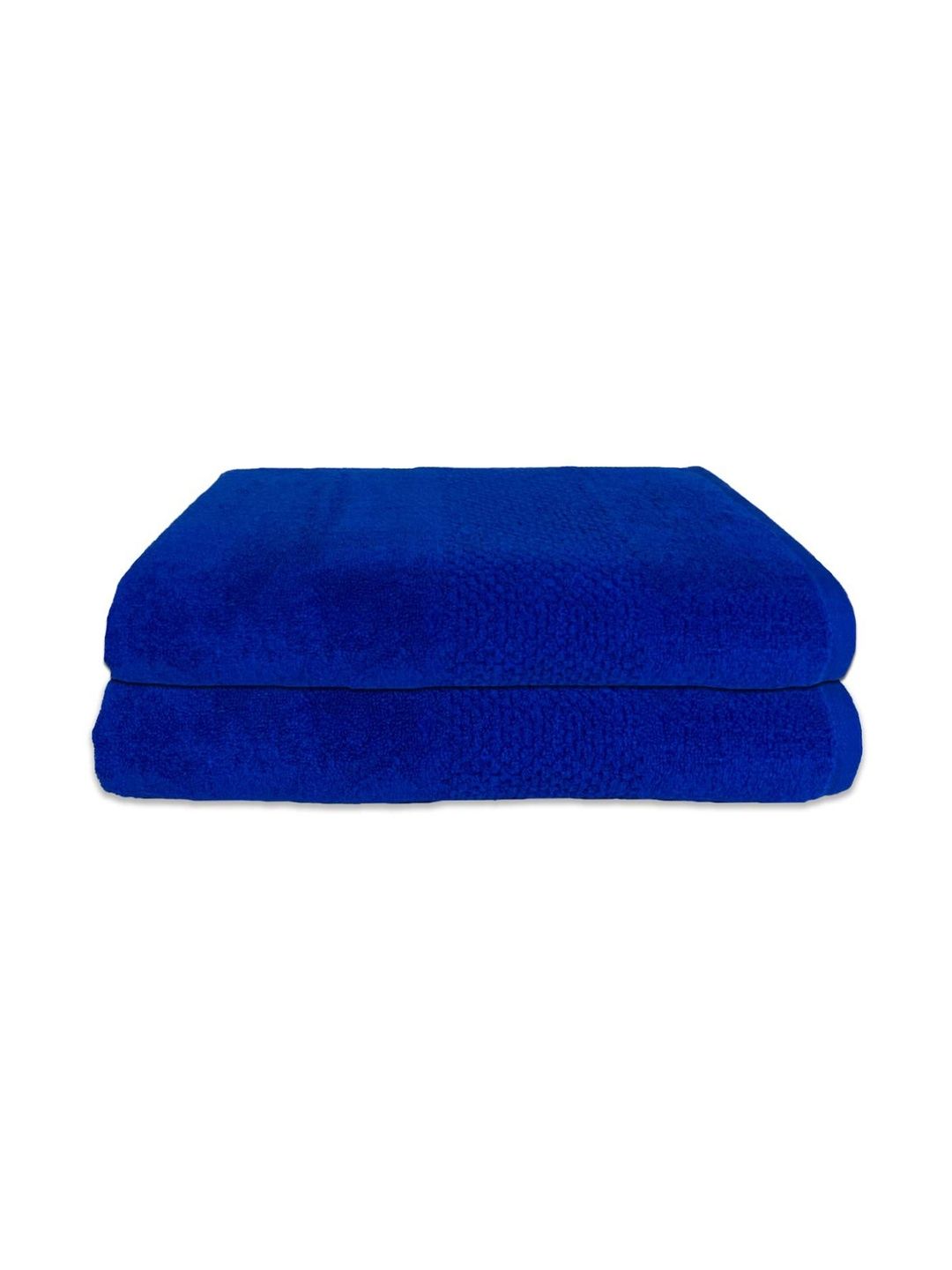 SPACES 2 Pieces Blue Cotton 480 GSM Hand Towels-image-20