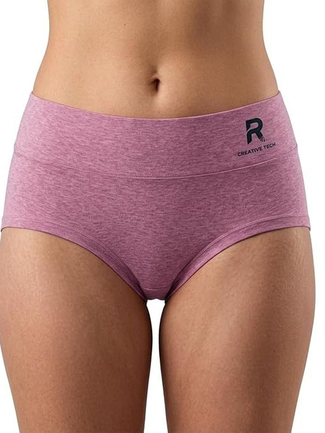 Eleg & Stilance Women Cotton Solid Seamless Soft Everydaywear Full Coverage Brief-picture-9