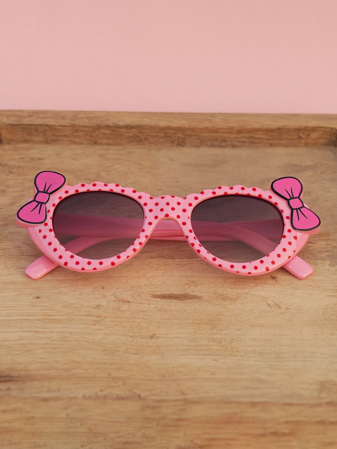 DukieKooky Girls Black Lens & Pink Cateye Sunglasses with-picture-25