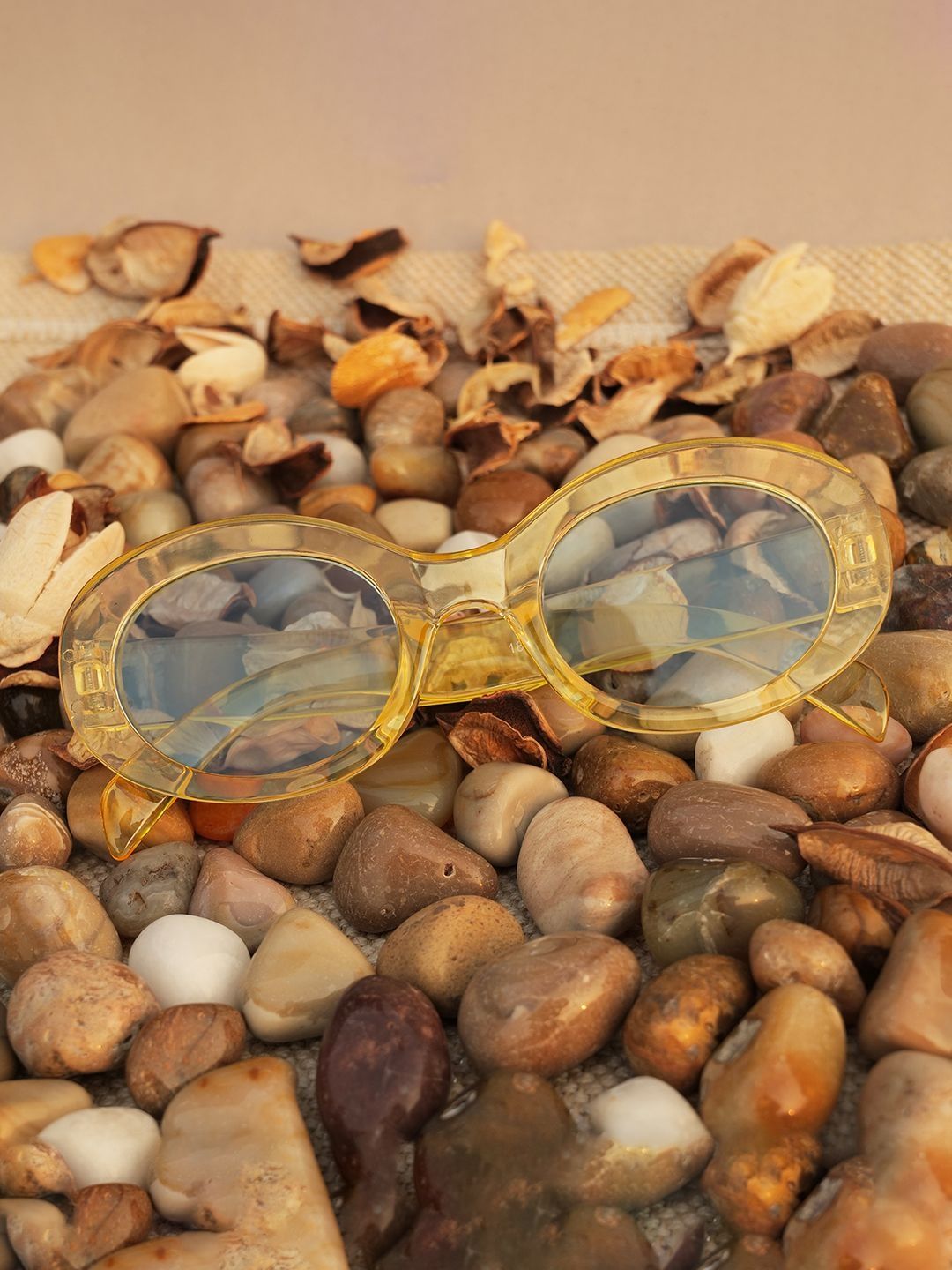 DukieKooky Girls Grey Lens & Yellow Oval Sunglasses with-image-39