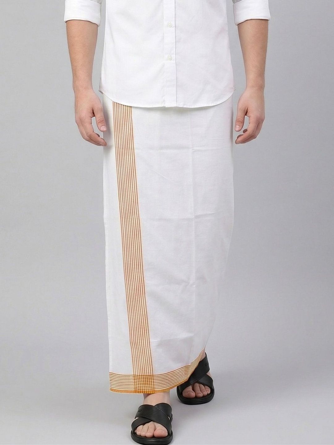 TUNI MANI Men Solid Cool Cotton Dhoti-picture-39