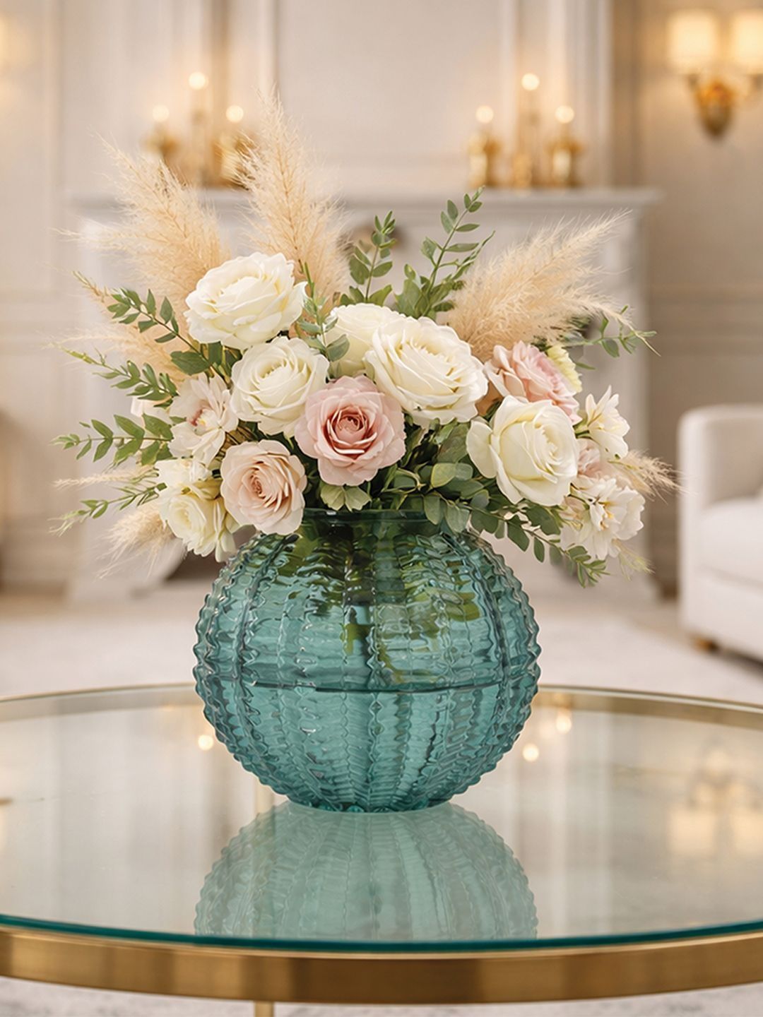 Art Street Green Glass Vases-image-0