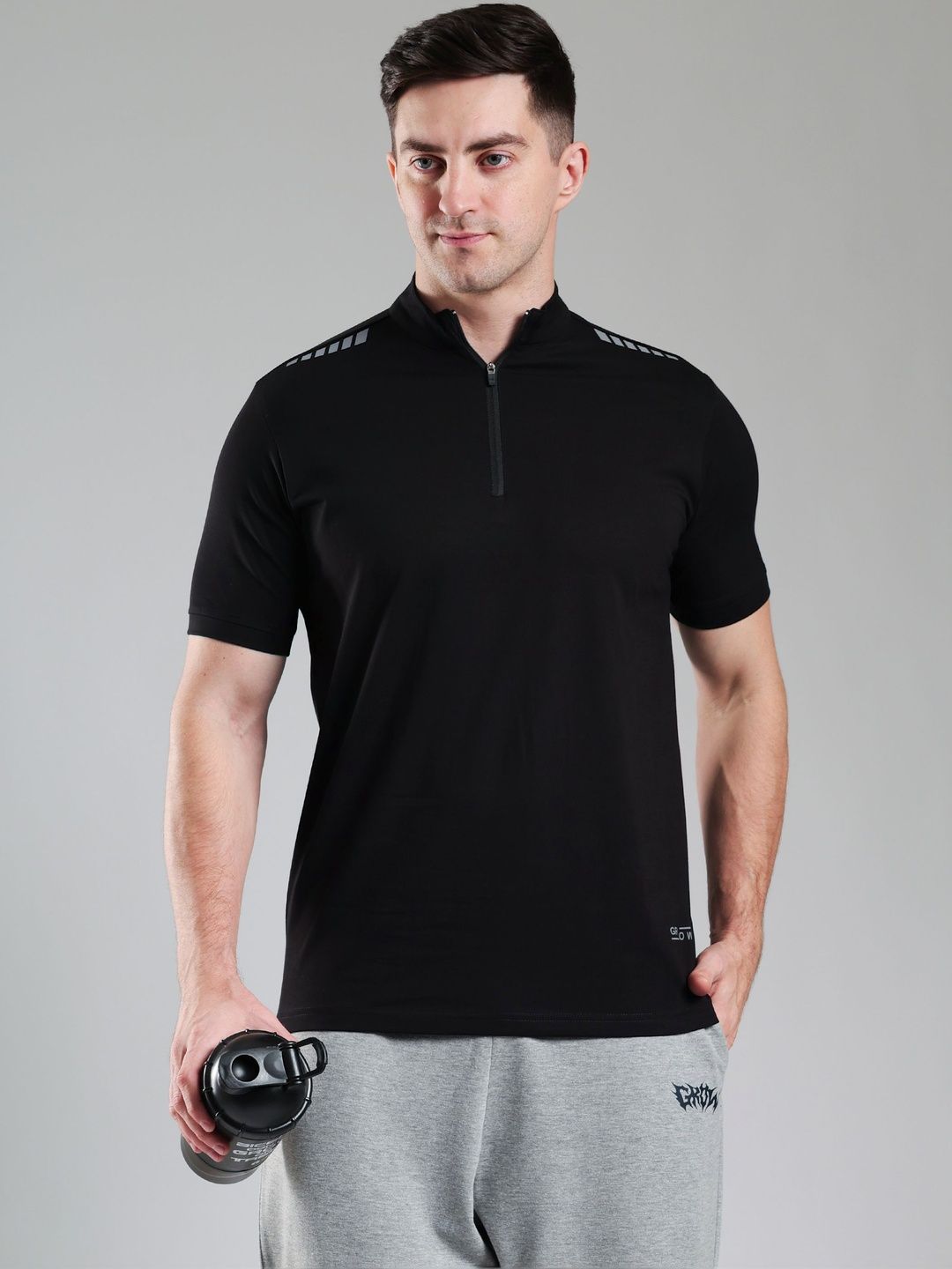 GROW Men High Neck T-shirt-picture-17