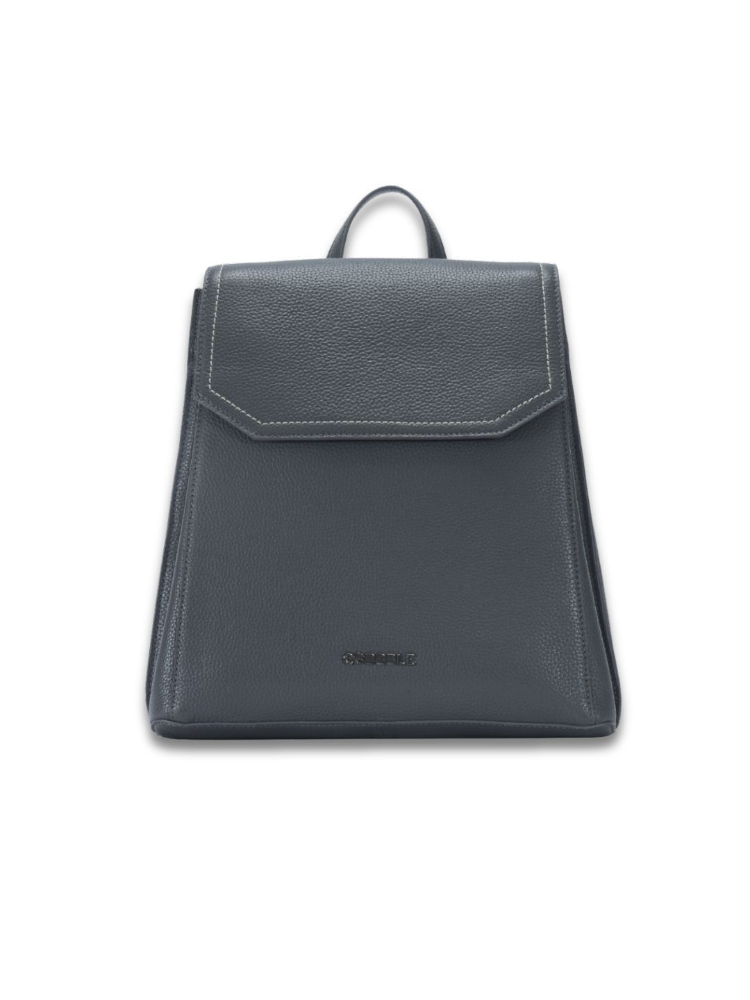 Cobbble Leather Backpack with Monster Key Fob-picture-15