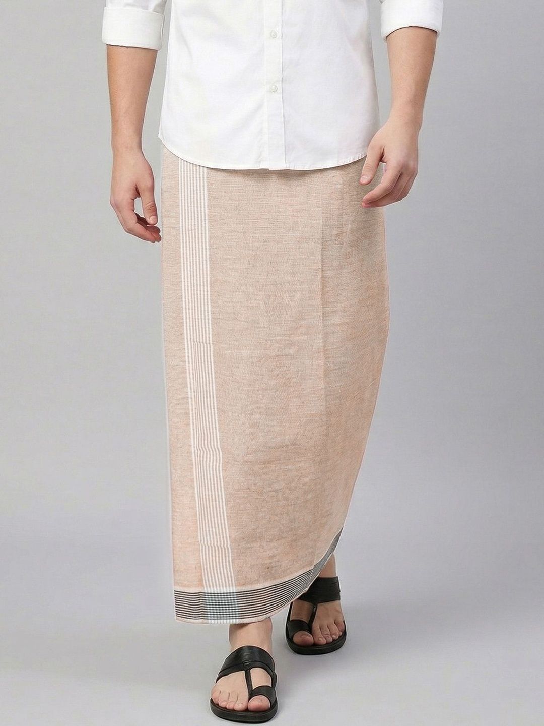 TUNI MANI Men Solid Cool Cotton Dhoti-picture-22