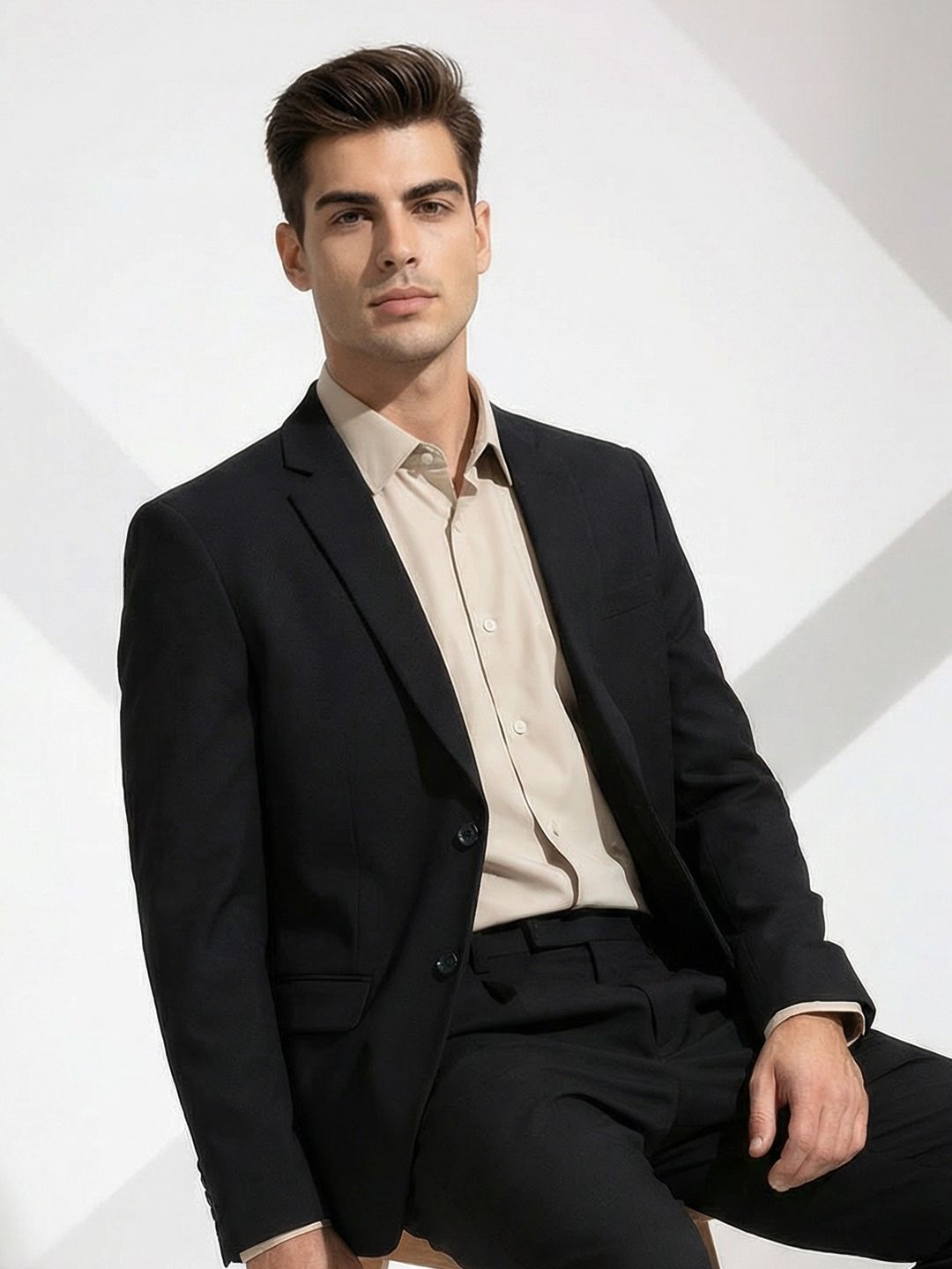 INVICTUS Single Breasted Notched Lapel Formal Blazer-picture-19