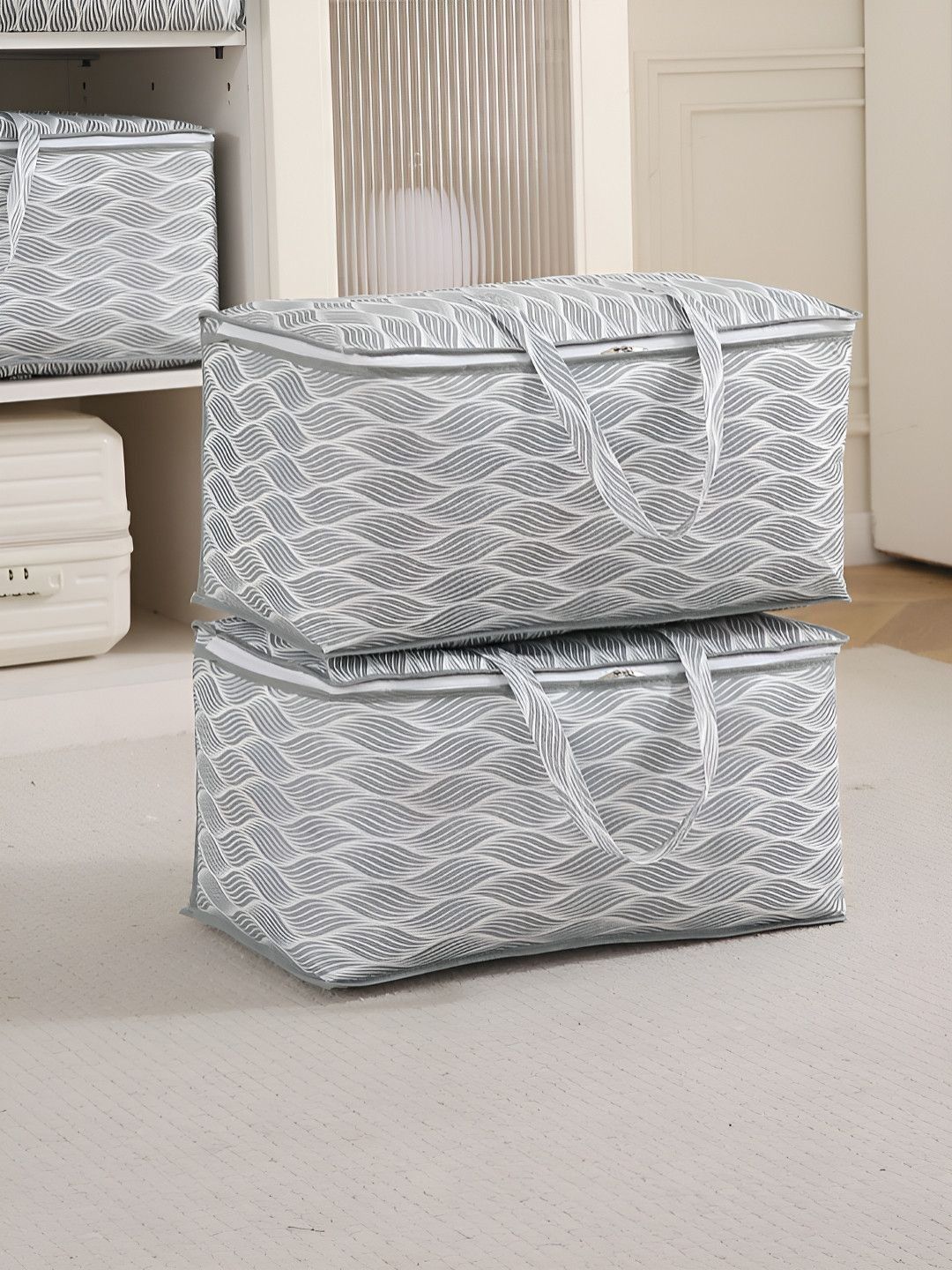 HOKIPO Grey Set of 2 Reusable Multi-Utility Organisers-picture-38