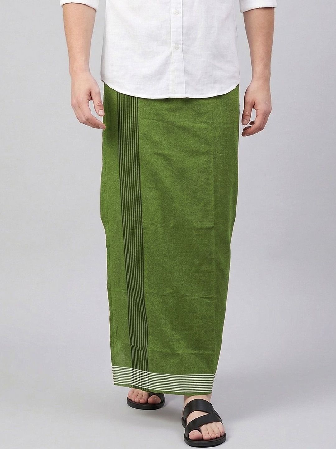 TUNI MANI Men Solid Cool Cotton Dhoti-picture-36