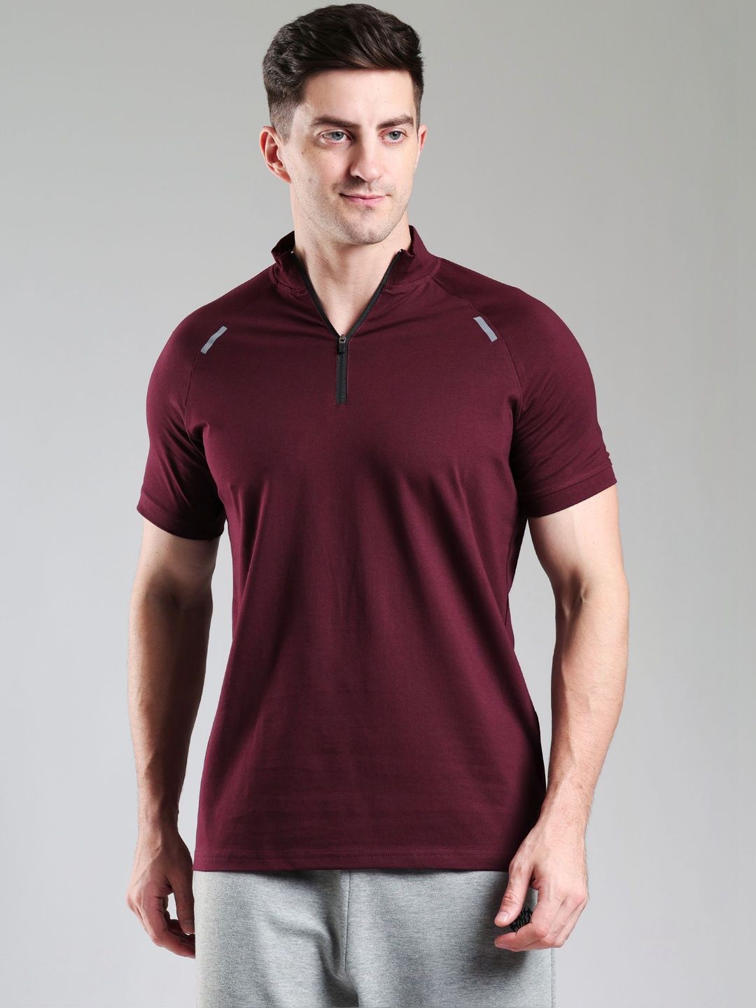 GROW Men High Neck Pockets T-shirt-picture-34