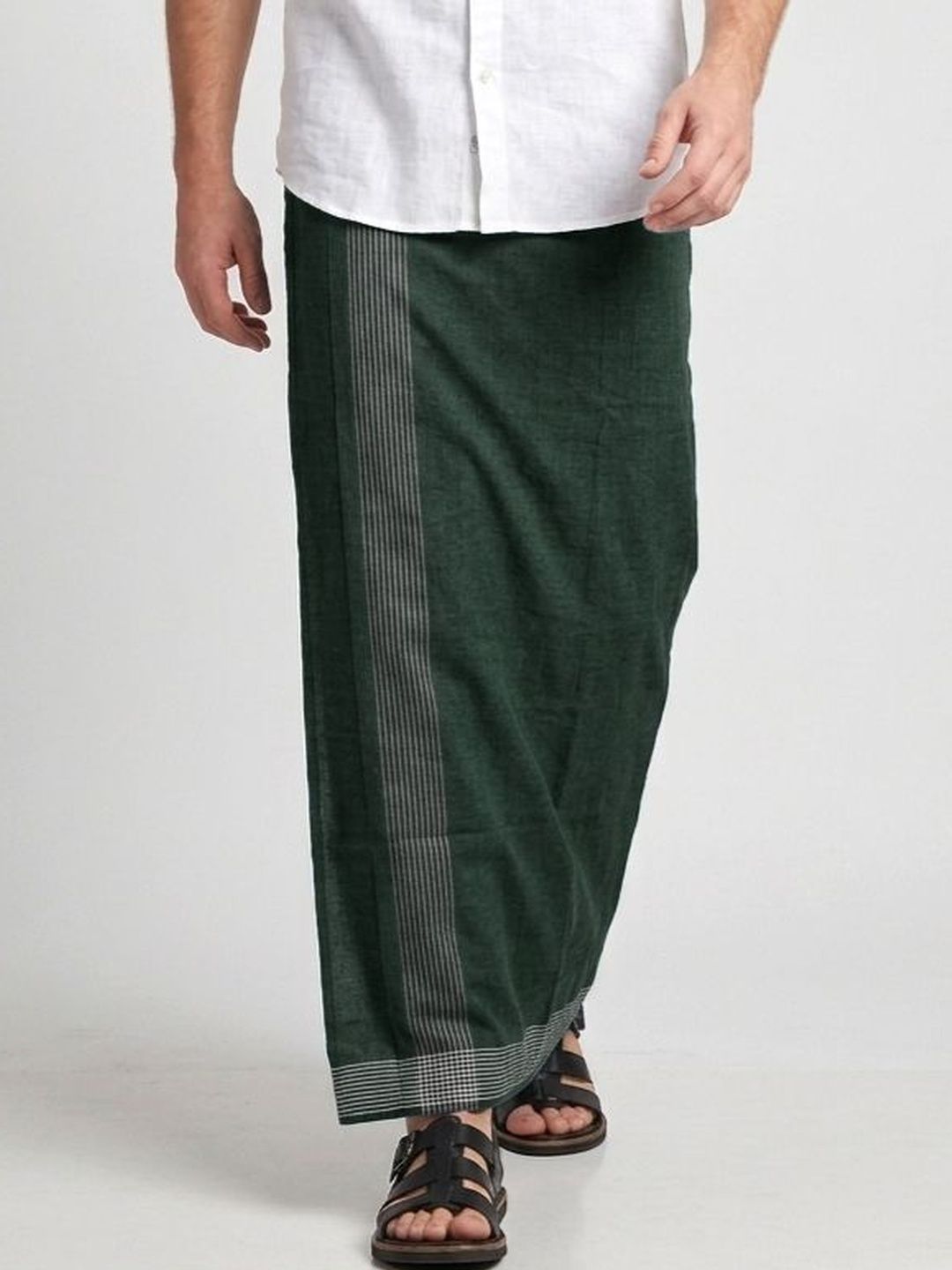 TUNI MANI Men Solid Cool Cotton Dhoti-picture-32