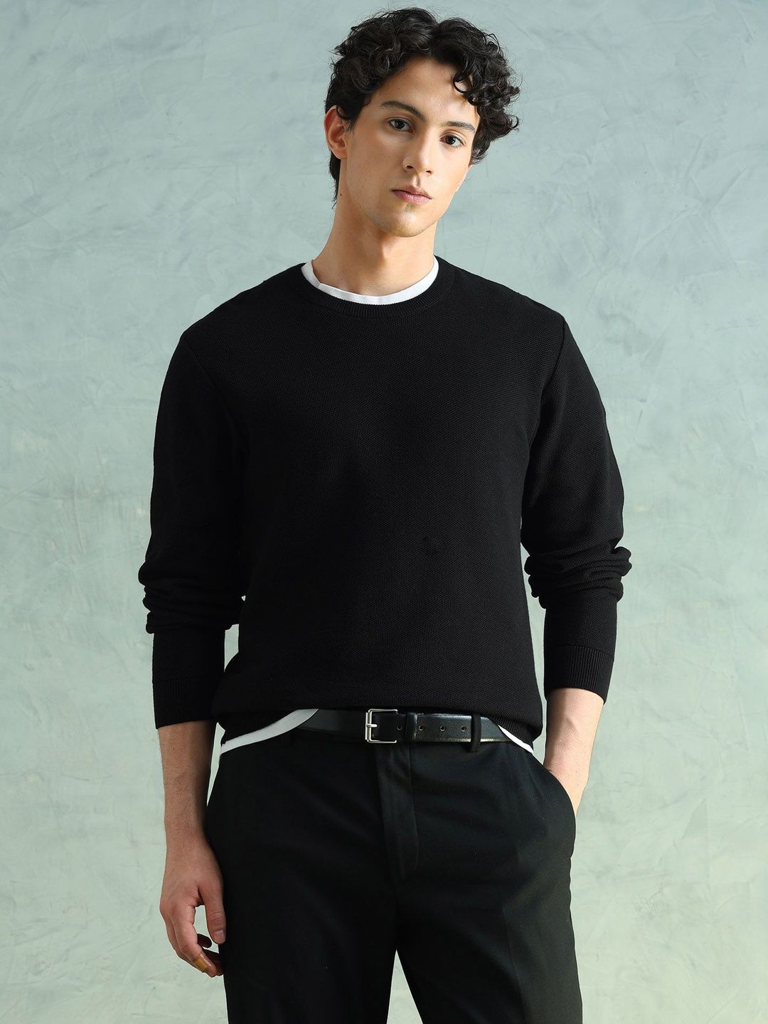 Arrow Sport Structured Lightweight Sweatshirt-picture-55