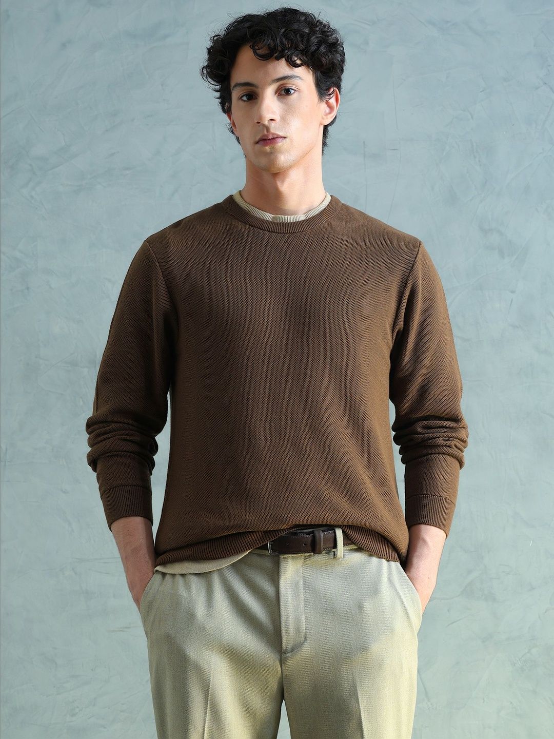 Arrow Sport Structured Lightweight Sweatshirt-picture-45