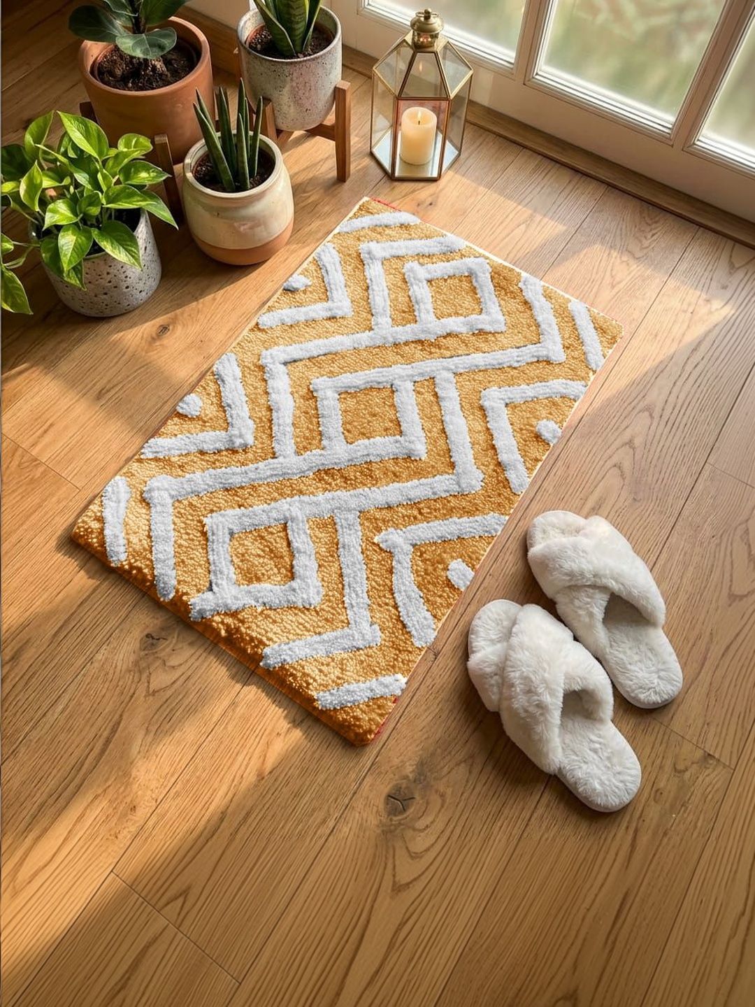 AaHo Decor Yellow Anti-Skid Doormats-image-18
