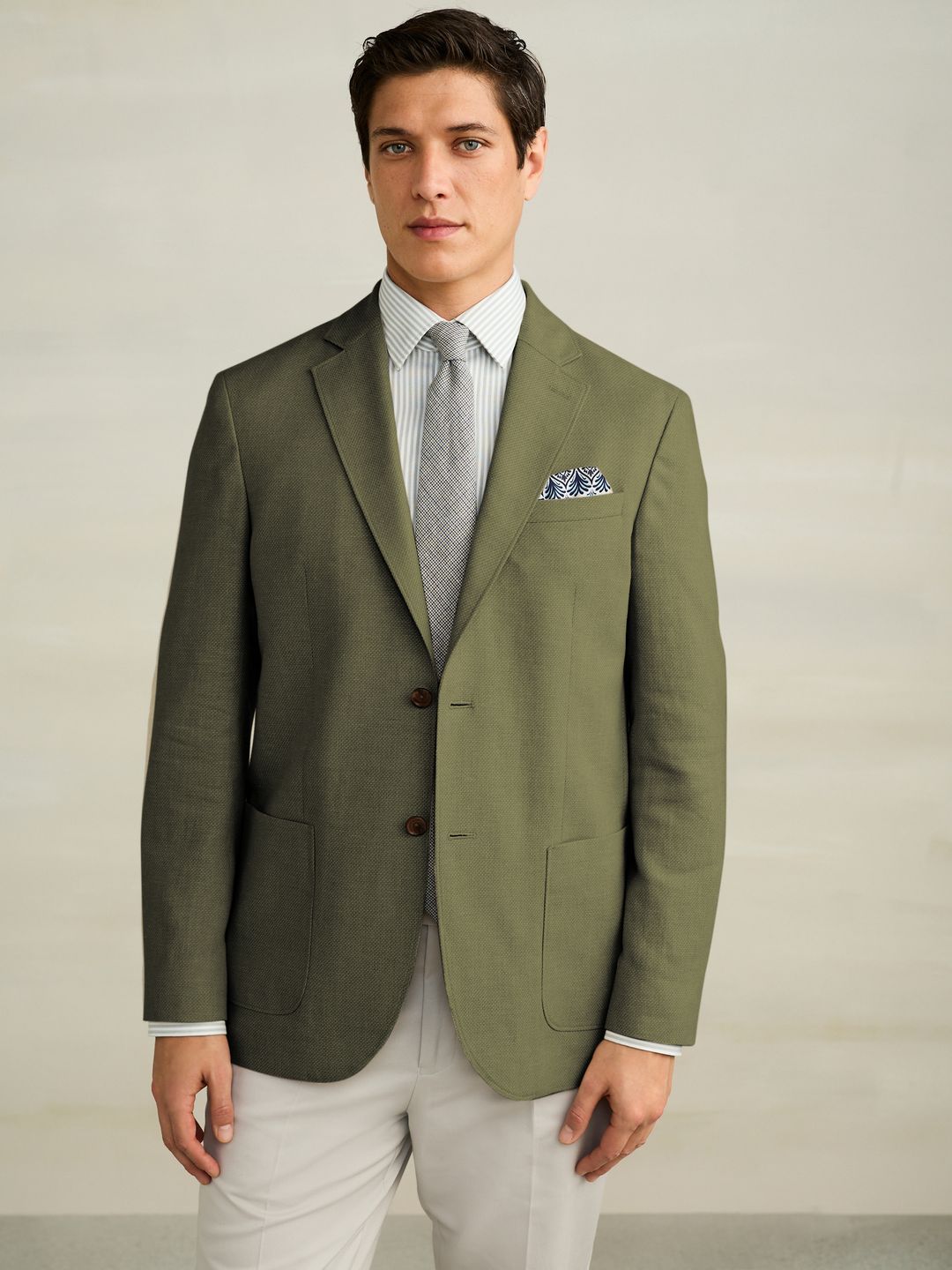 NEXT Single-Breasted Linen Cotton Formal Blazer-picture-20