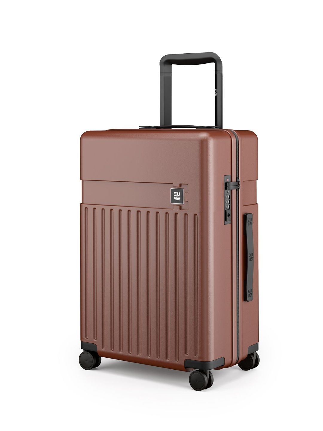 EUME Polycarbonate 360-Degree Rotation Non-Padded Trolley Bag-image-19