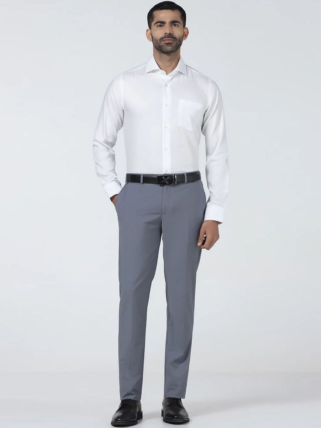 Blackberrys Men Slim Fit Formal Shirt-image-5