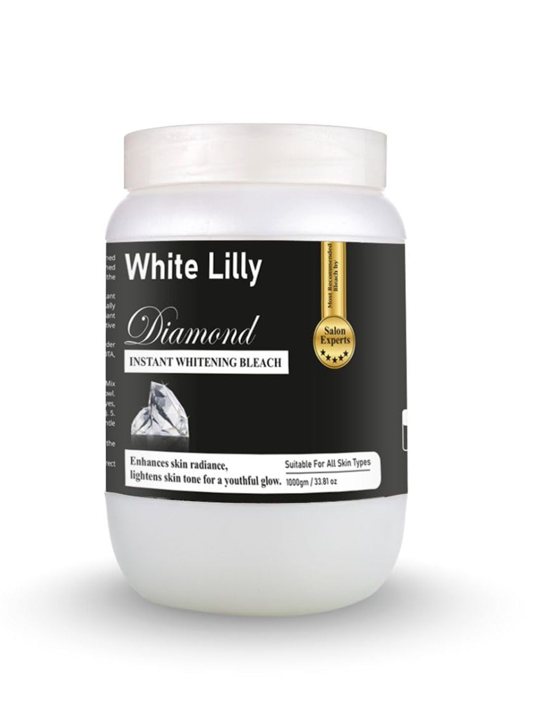 White Lilly Diamond Instant Whitening Bleach- 1 Kg-image-4