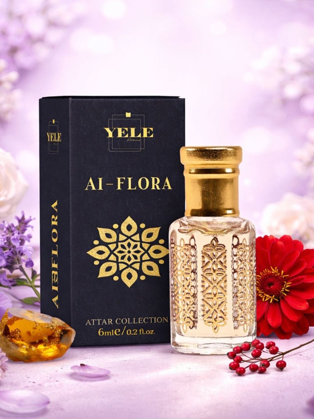 YELE PERFUMES Al Flora Long-Lasting Attar - 6 ml-picture-13