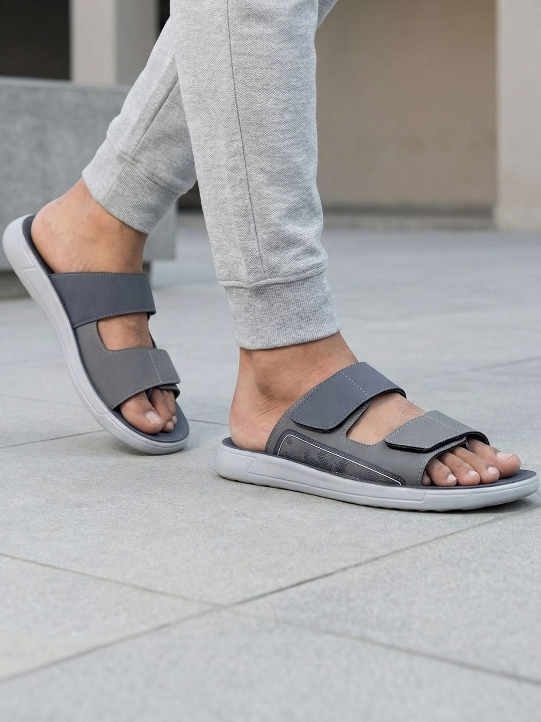 Walkaroo Men PU Comfort Sandals-image-34