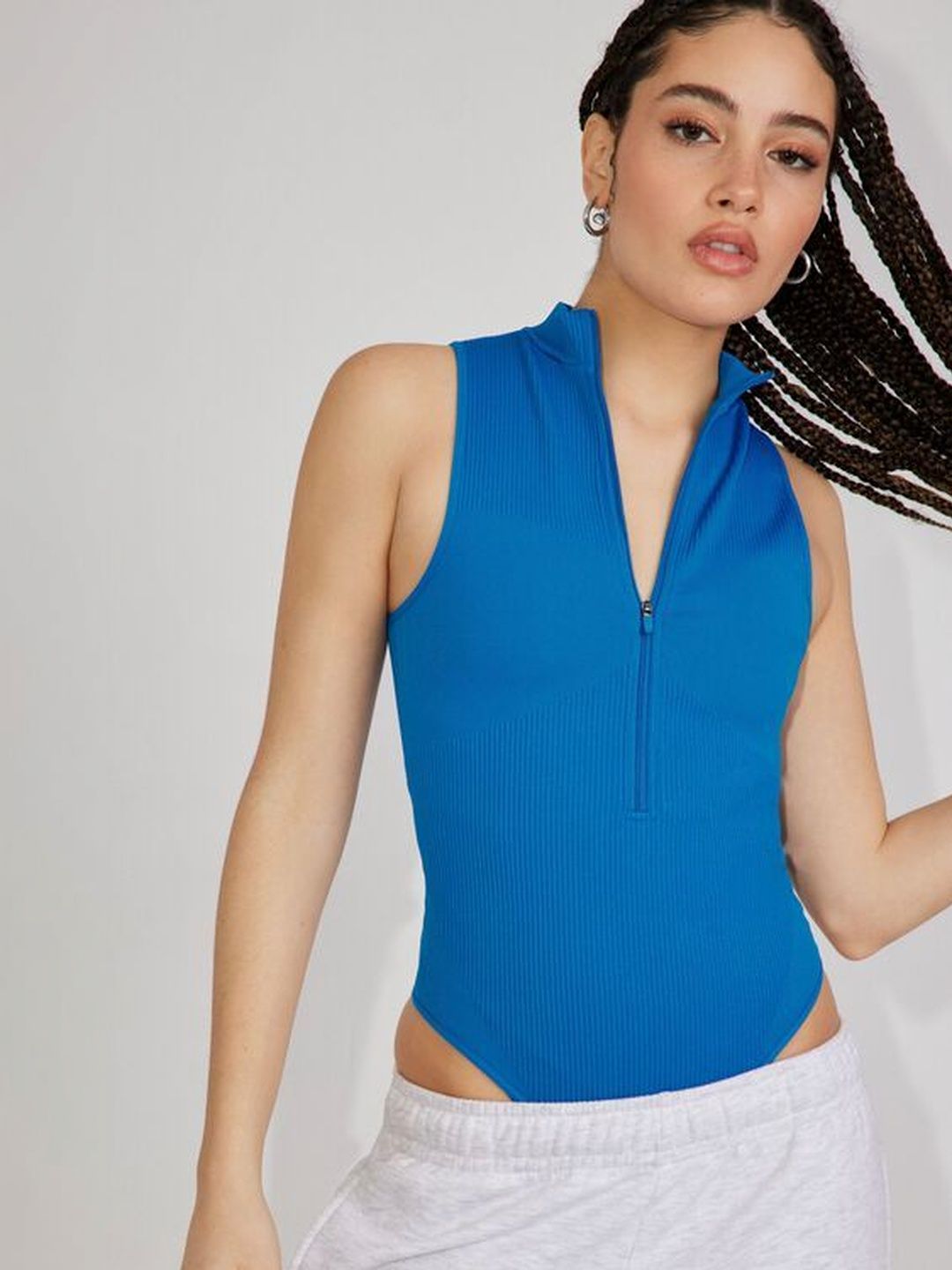 trendy era ZEROZABAR Round Neck Bodysuit-picture-30