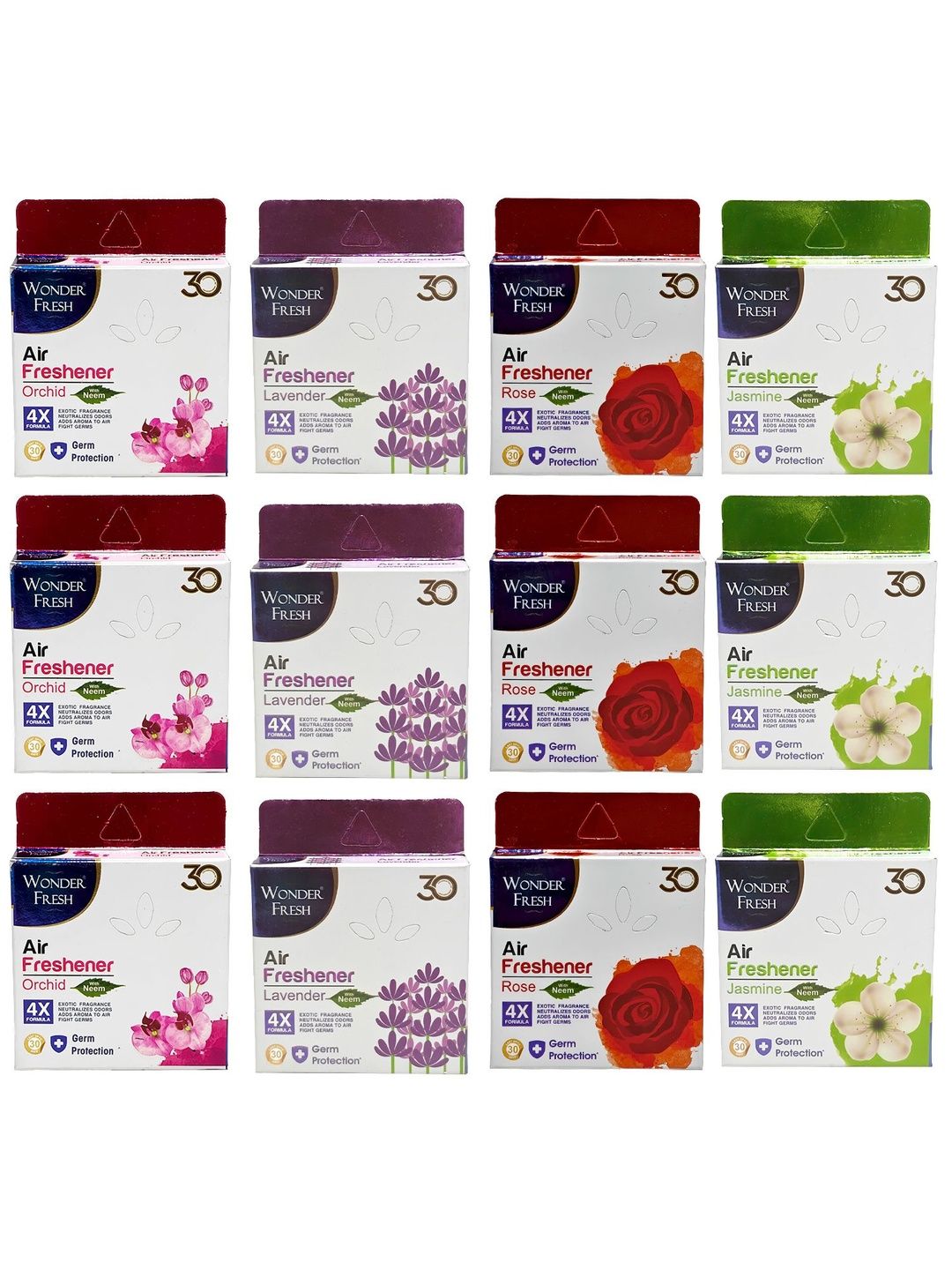 WONDER FRESH Set Of 12 Mix Fragrance Air Freshener - 50 g-picture-26