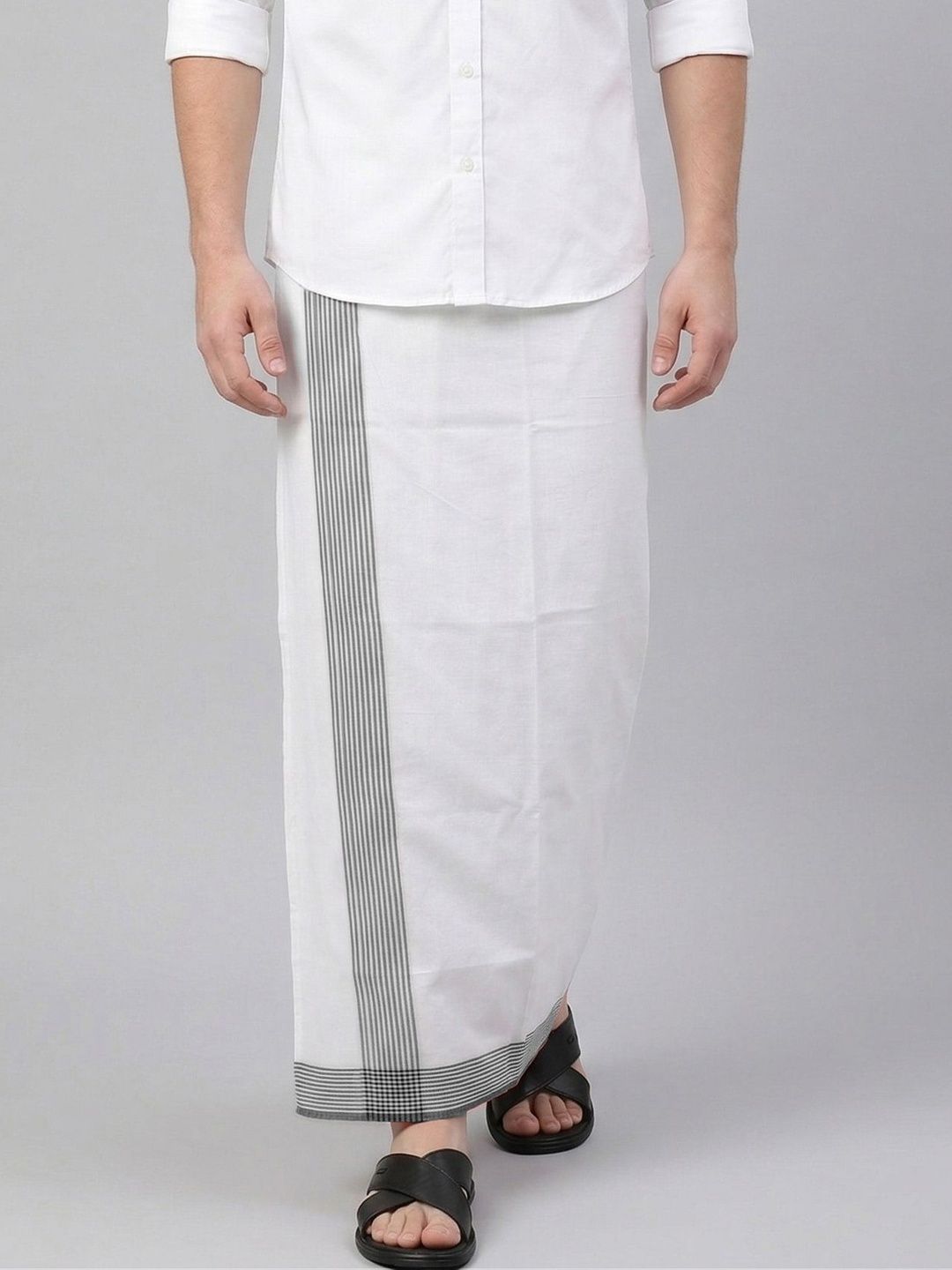 TUNI MANI Men Solid Cool Cotton Dhoti-picture-38