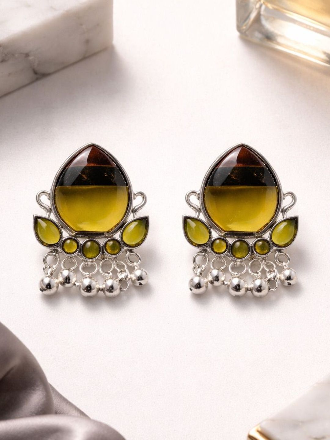 Anouk Geometric Drop Earrings-picture-34