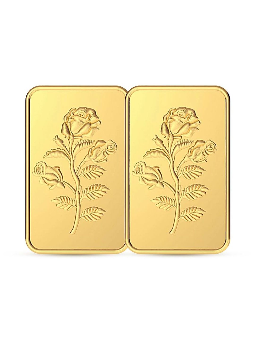 Malabar Gold & Diamonds Set of 2 24K Rose Gold Bar - 4 g-image-47