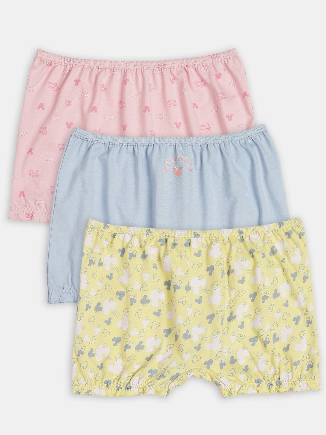 Jockey Pack of 3 Disney Mickey Mouse Super Combed Cotton Printed Bloomers - D703-picture-30
