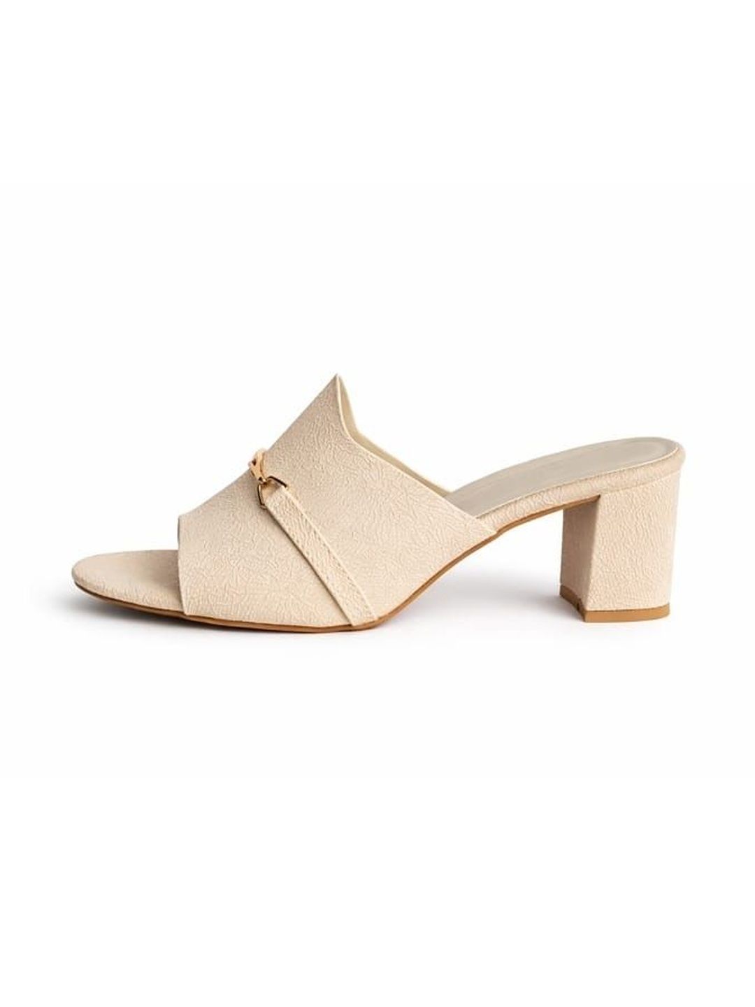 DressBerry Textured Block Mules-picture-49