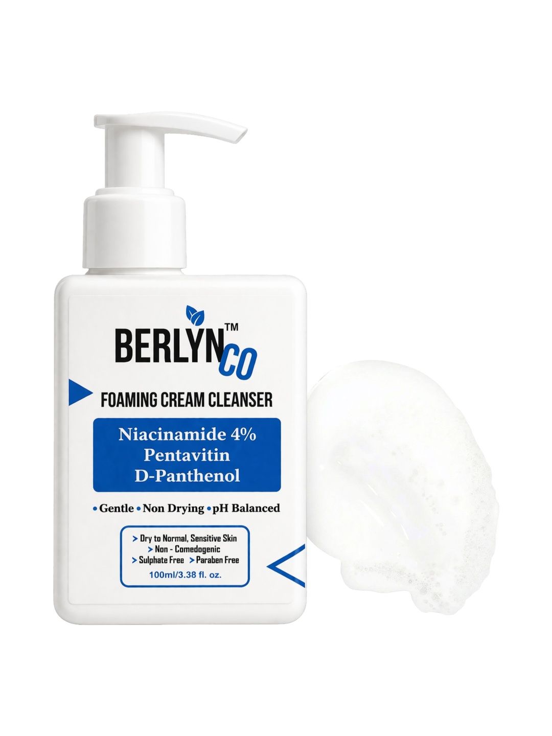 Berlynco Foaming Cream Cleanser with 4% Niacinamide - 100 ml-image-6