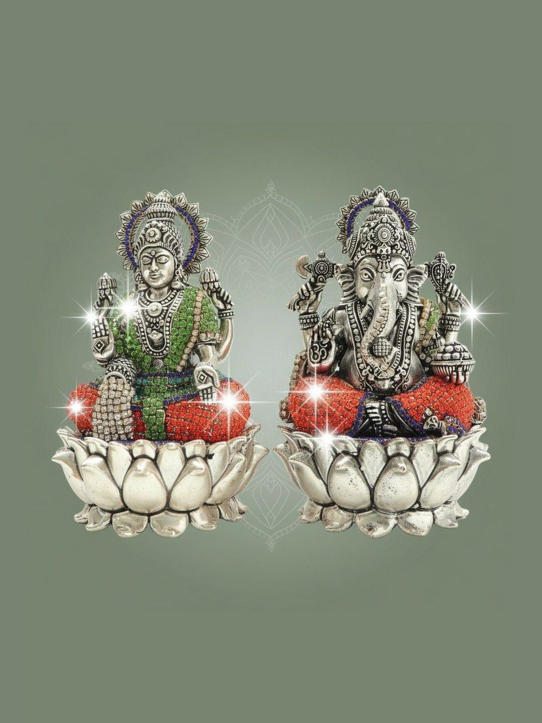 Luxeartisanship Multicoloured Religious Idol Showpiece-picture-26