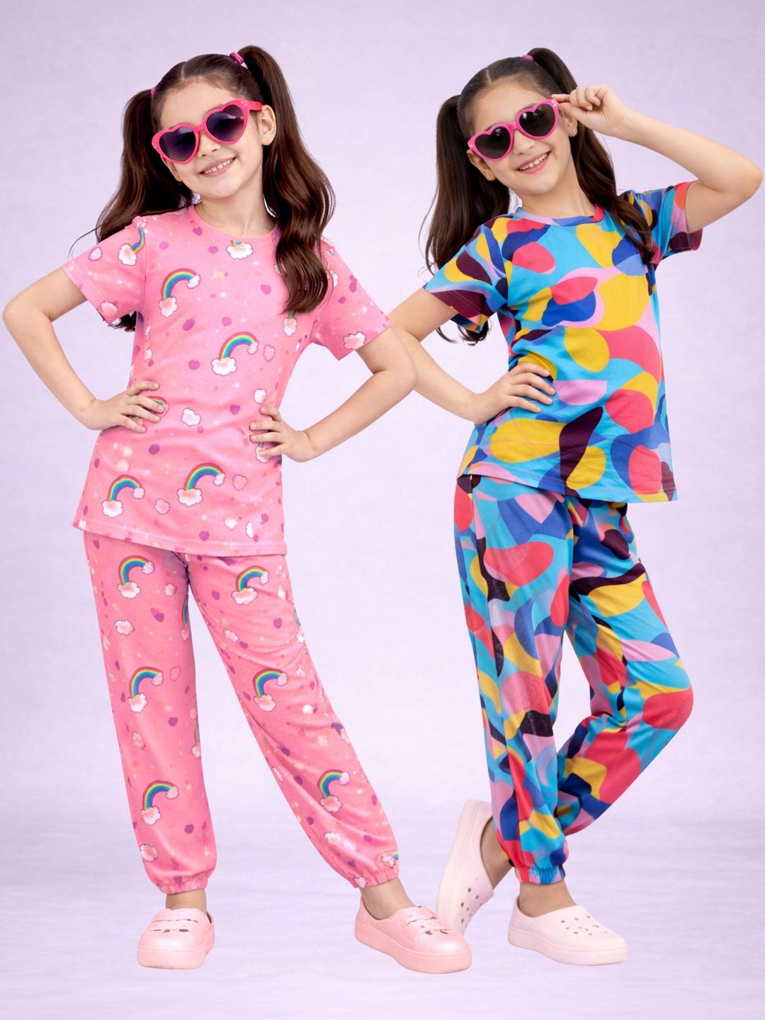 LITBABY Girls Printed Short Sleeves Nightdress-image-29