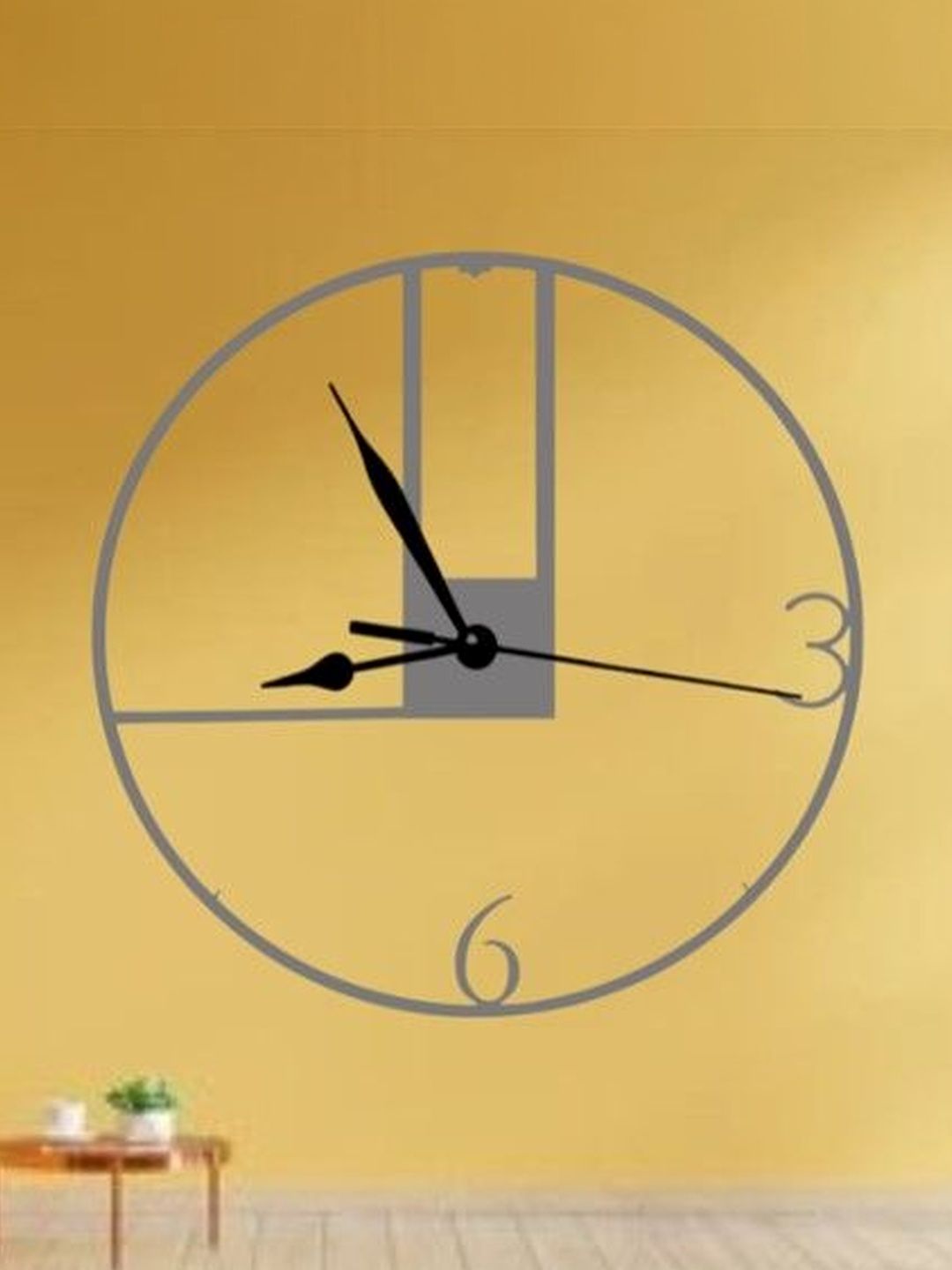 VENTUOS Grey & Grey Wall Clock-image-39