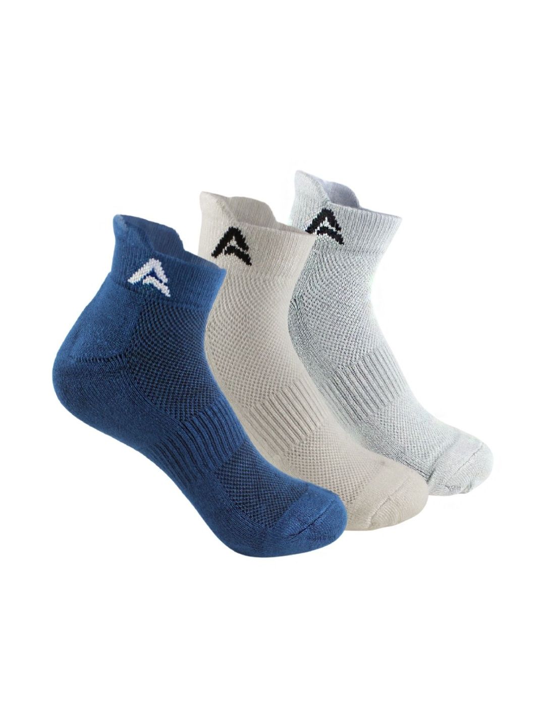 AMAREE Unisex Pack of 3 Assorted Ankle Length Socks-picture-26