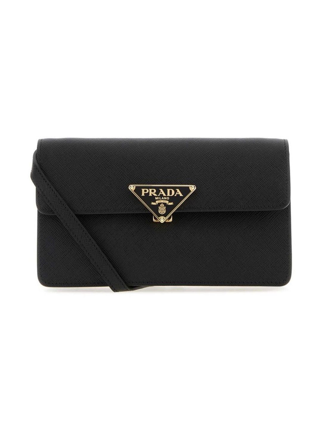 Prada Women Black Leather Handbags-picture-13