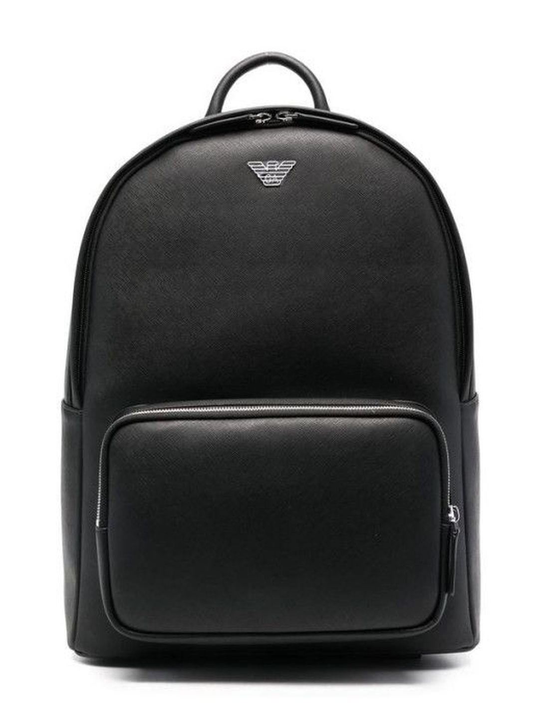 emporio armani Black Leather backpack-picture-41