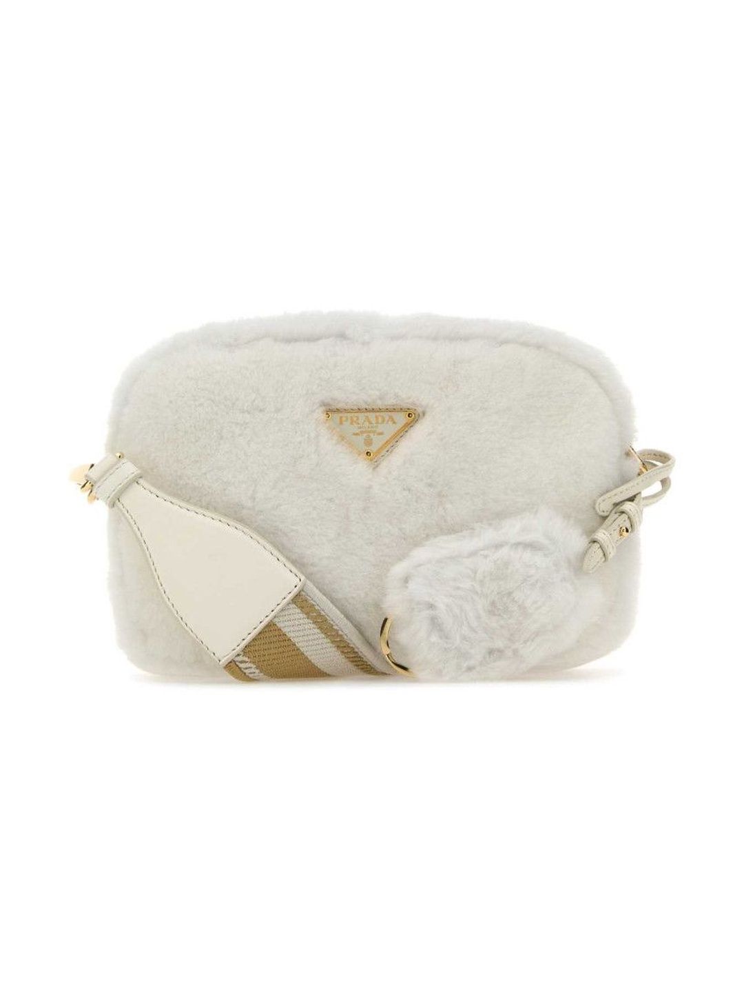 Prada Women White Leather Handbags-image-27